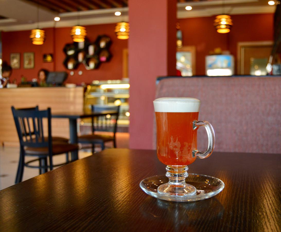 Perfectly served cup of tea