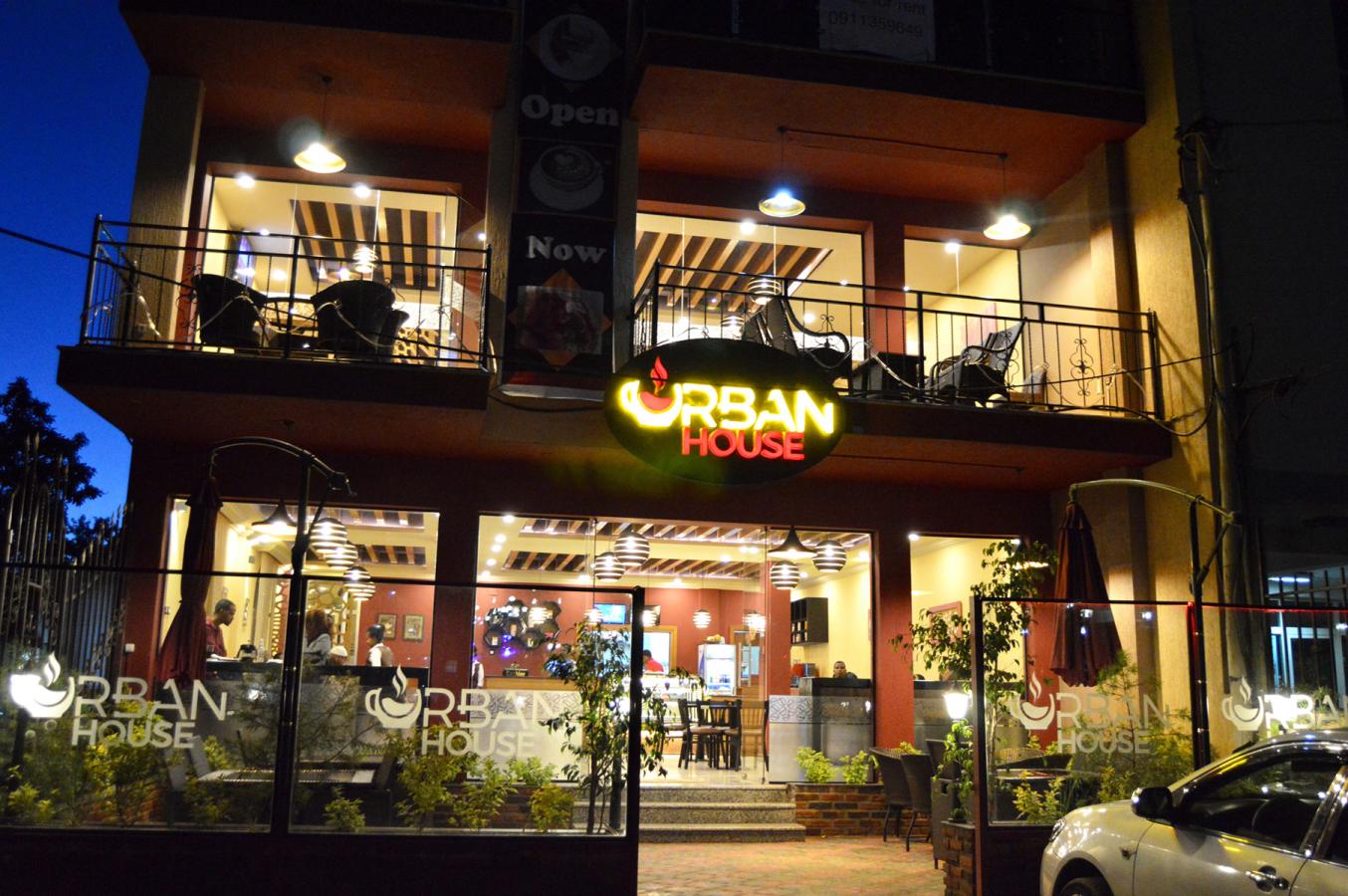 View of Cafe and Restaurant building