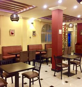 Cafe view on ground floor