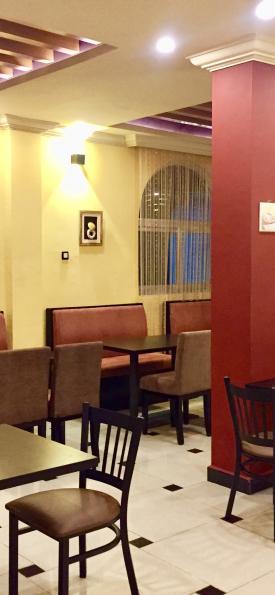 Cafe view on ground floor